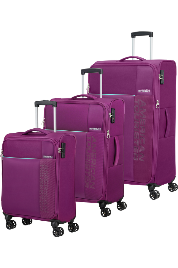 American Tourister Fun Cruise 3 PC Set A  Deep Purple/Aquamarine