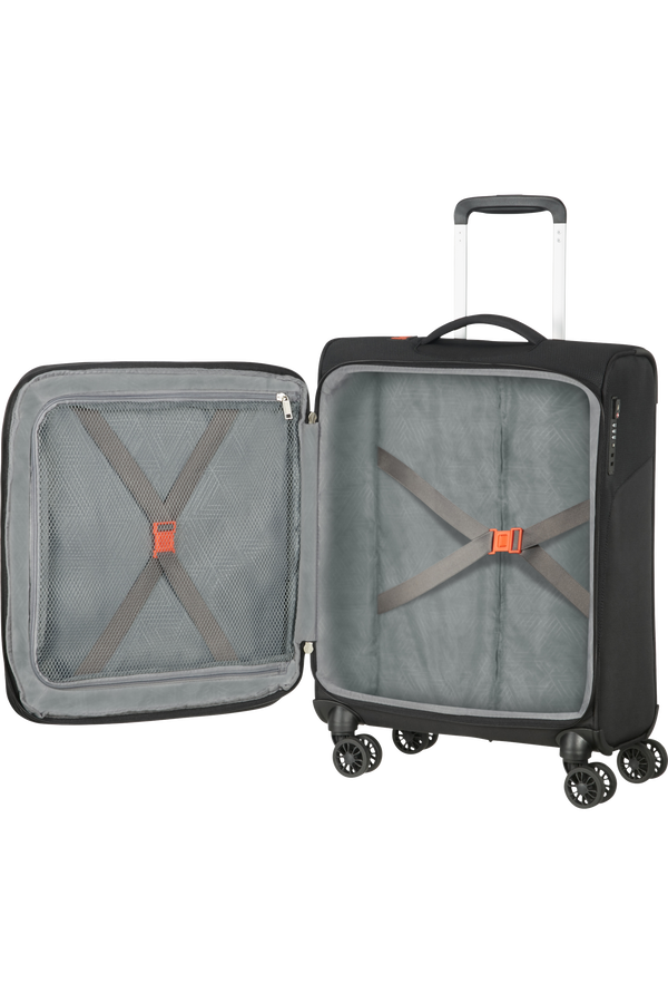 Maleta cabina Extensible 4 ruedas American Tourister Summerfunk 55cm.