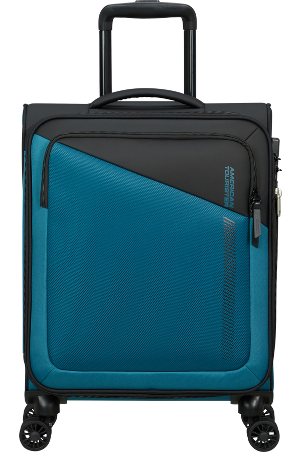 American Tourister Daring Dash Spinner Expandable TSA S  Black/Blue