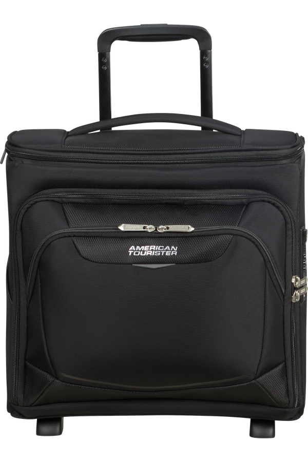 American Tourister SummerRide Upright Underseater Expandable Tsa Negro