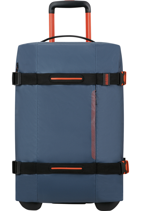 American Tourister Urban Track Duffle with Wheels Coated S  Navy/Orange